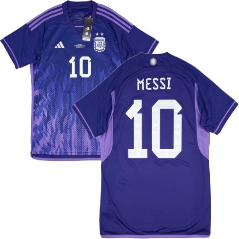 2022-23 Mens Argentina Away Vs Poland Shirt Messi #10